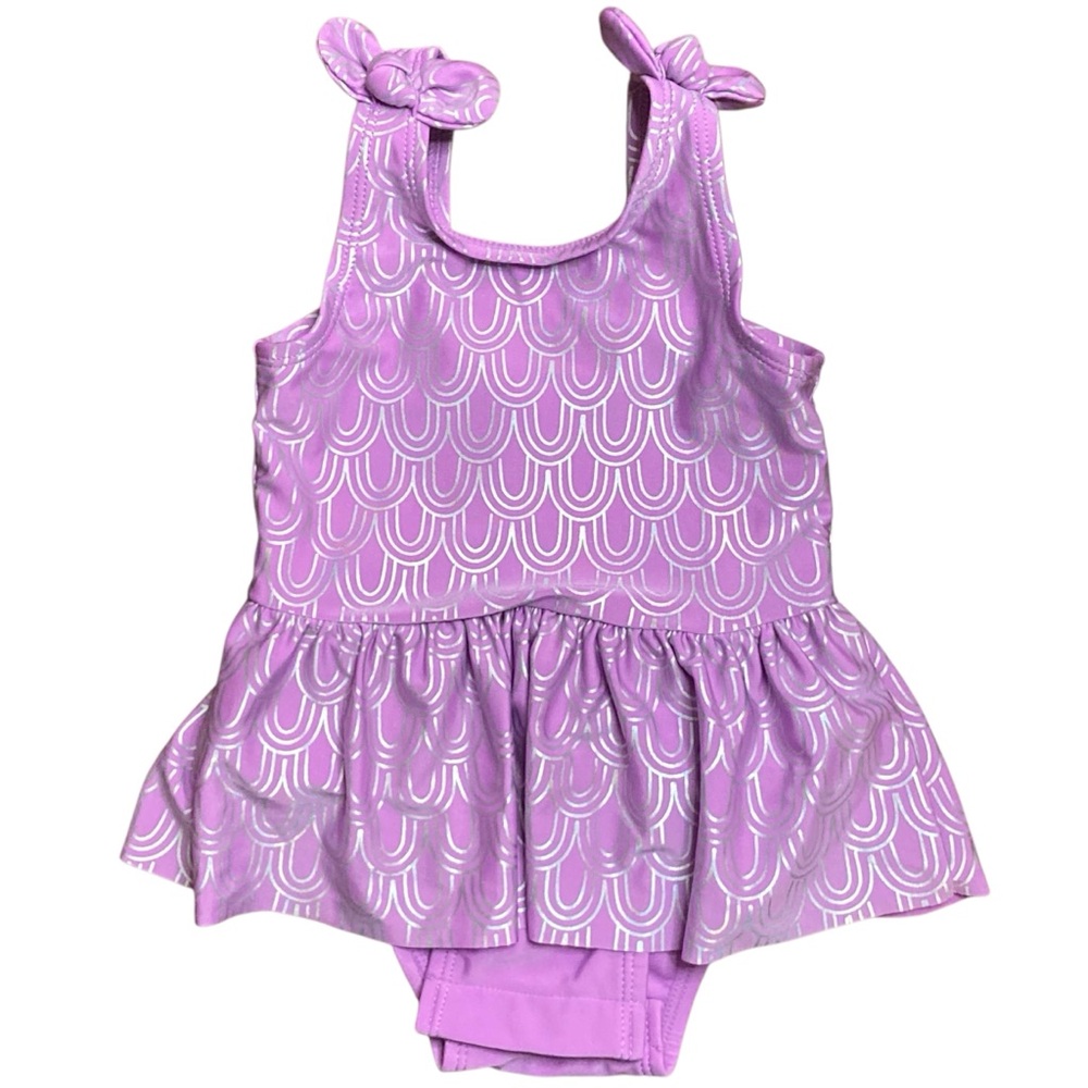 Cat & Jack 2T purple mermaid swimsuit